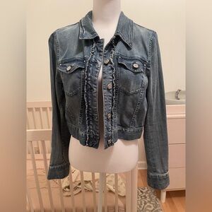 WHBM Cropped Denim Jacket